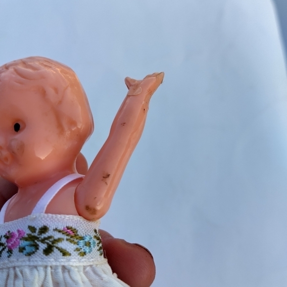 Vintage Small Celluloid Girl Doll - Picture 11 of 11